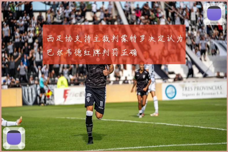 西足协支持主裁判蒙特罗决定认为巴尔韦德红牌判罚正确